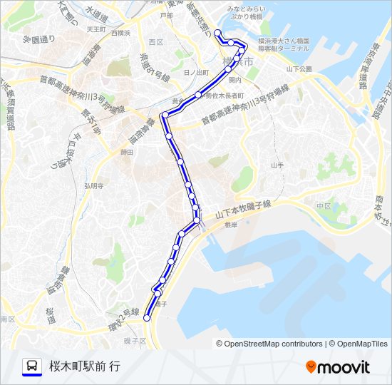 【急行】327系統 Bus Line Map