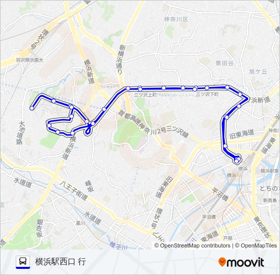 【急行】329系統 Bus Line Map