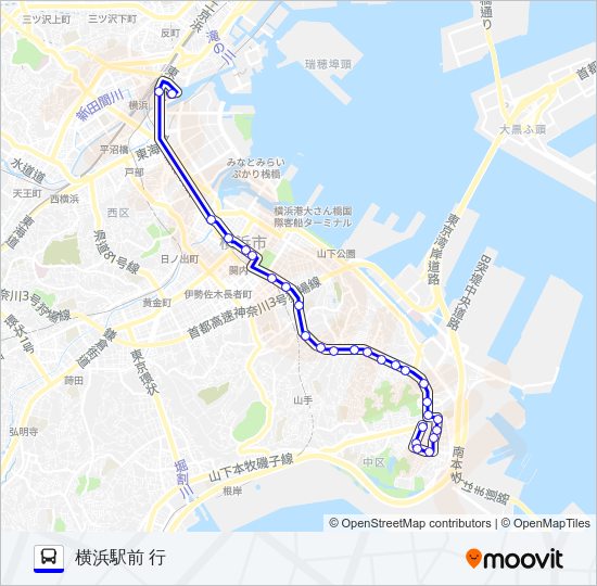 【急行】341系統 Bus Line Map