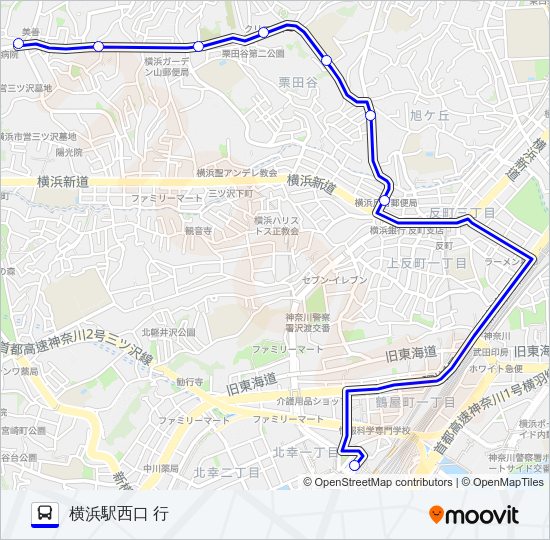 【急行】346系統 Bus Line Map