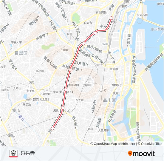 浅草線 Metro Line Map