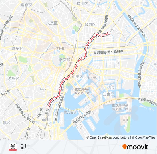 浅草線 Metro Line Map