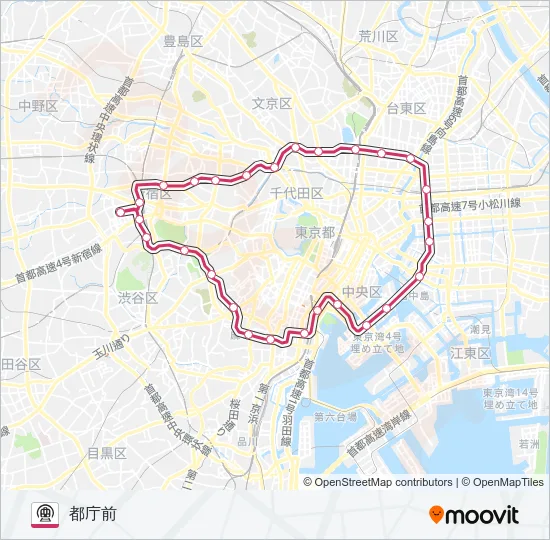 大江戸線 地下鉄 - メトロの路線図