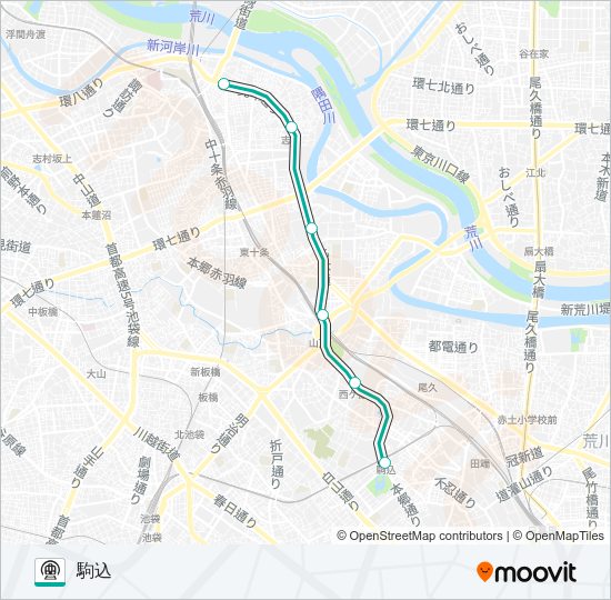 南北線 Metro Line Map