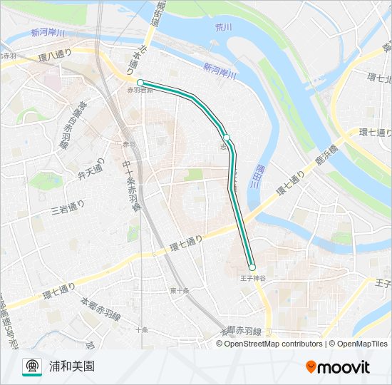 南北線 Metro Line Map