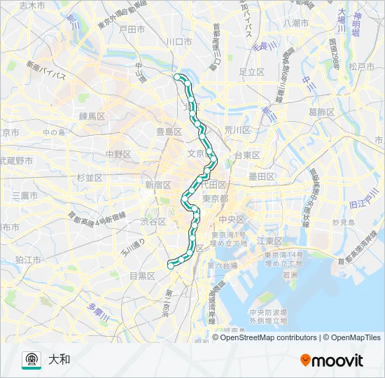 南北線 地下鉄 - メトロの路線図