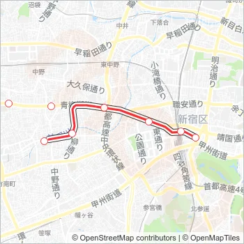丸ノ内線 Metro Line Map