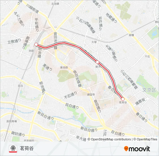 丸ノ内線 地下鉄 - メトロの路線図