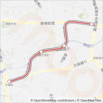丸ノ内線 Metro Line Map