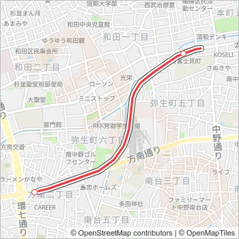 丸ノ内線 Metro Line Map