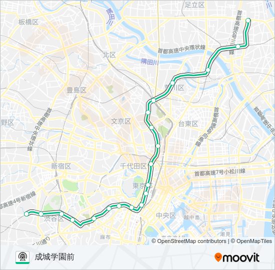 千代田線 地下鉄 - メトロの路線図