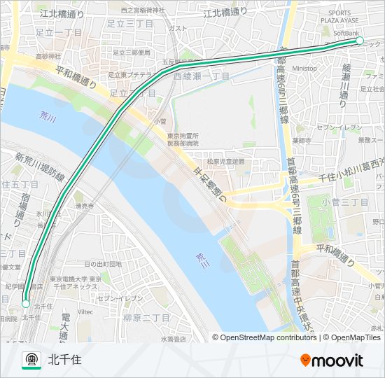 千代田線 Metro Line Map