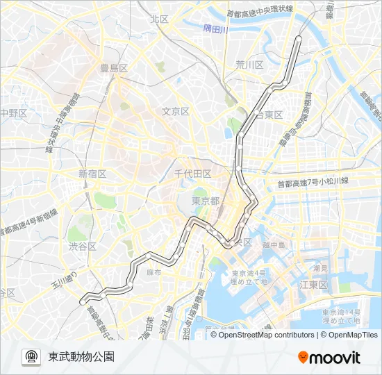 日比谷線 地下鉄 - メトロの路線図