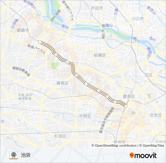 有楽町線 Metro Line Map