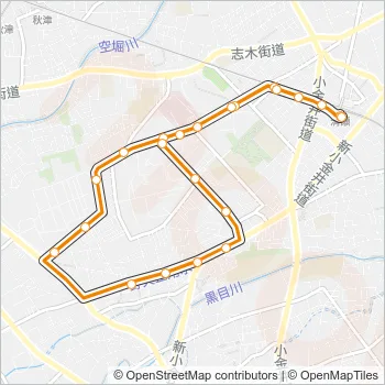 循環 Bus Line Map