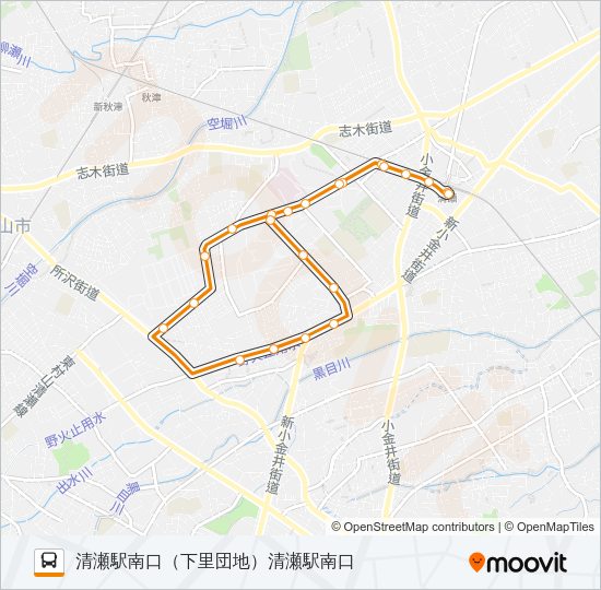 循環 Bus Line Map