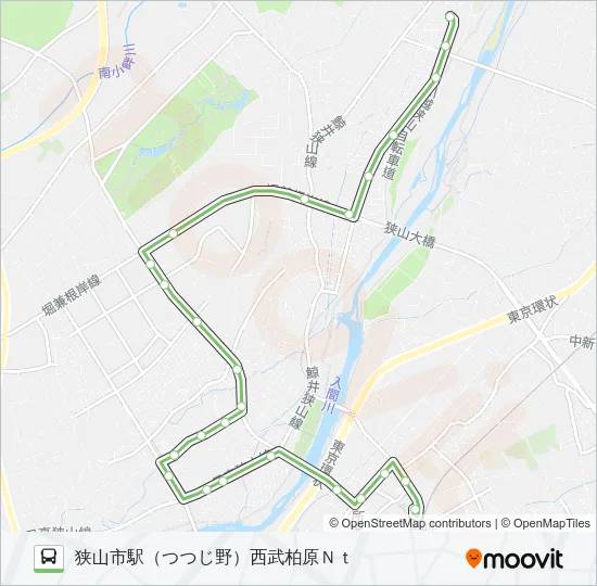 深夜 Bus Line Map