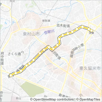 久１１ Bus Line Map