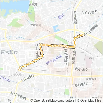 久８４ Bus Line Map