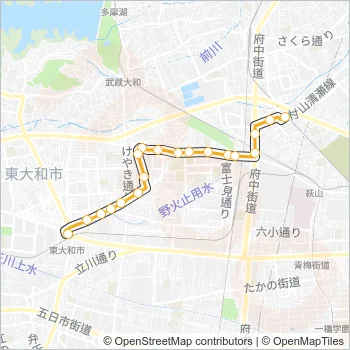 久８４ Bus Line Map
