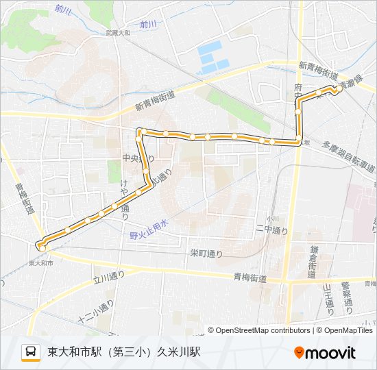 久８４ Bus Line Map
