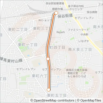 保０１ Bus Line Map