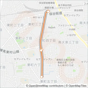 保０１ Bus Line Map