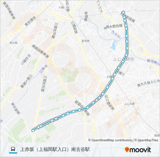 古０１ Bus Line Map