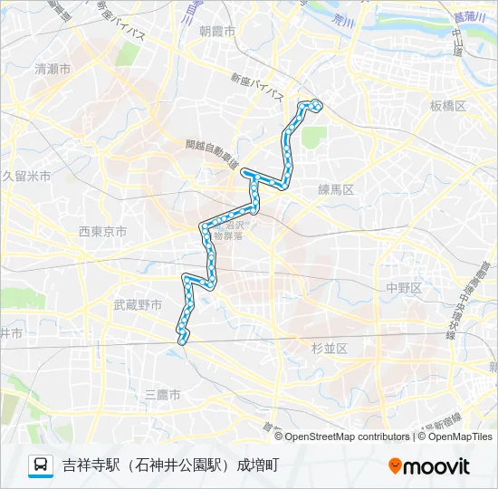 吉６０ バスの路線図