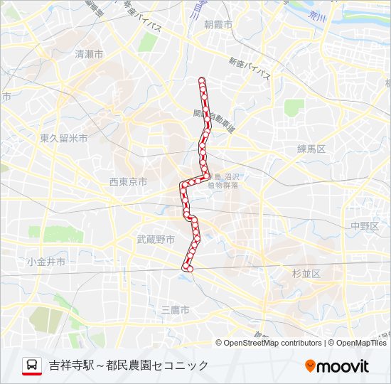 吉６１ Bus Line Map