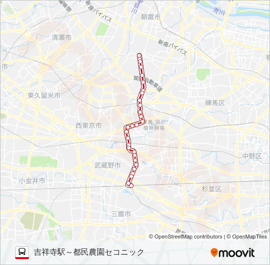 吉６１ Bus Line Map