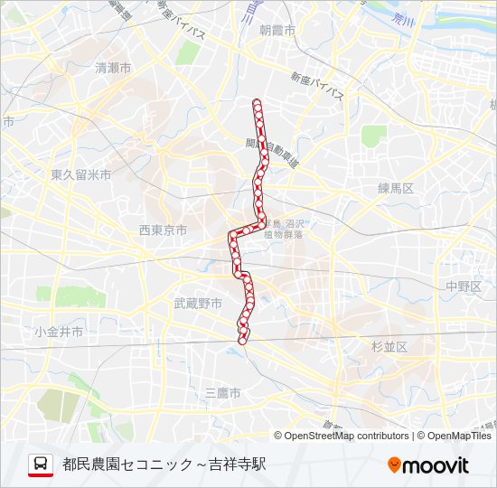 吉６１ Bus Line Map
