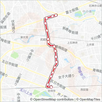 吉６２ Bus Line Map