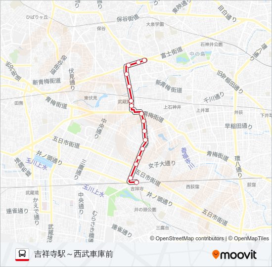 吉６２ Bus Line Map