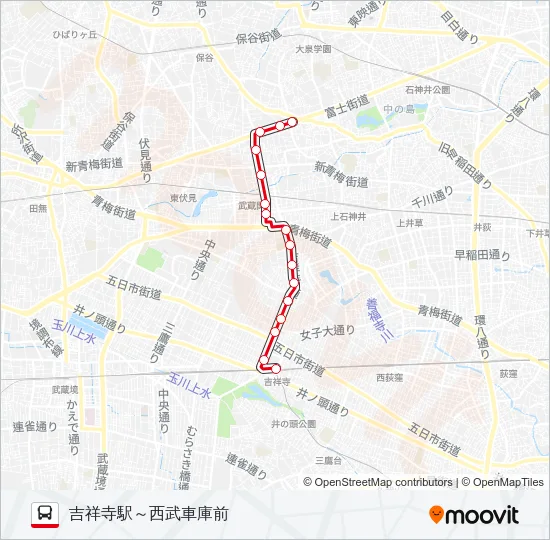 吉６２ Bus Line Map