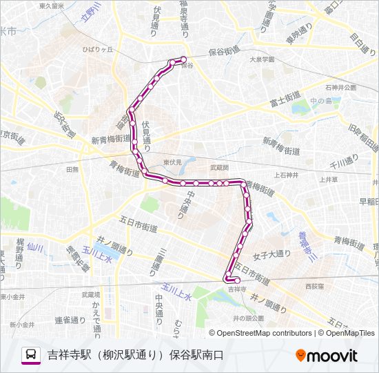 吉６３ Bus Line Map