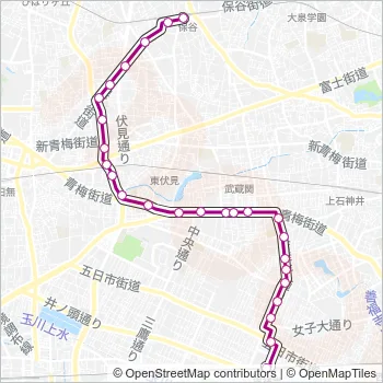 吉６３ Bus Line Map