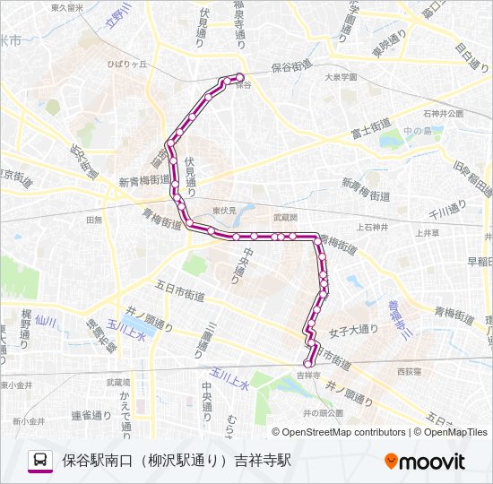 吉６３ Bus Line Map