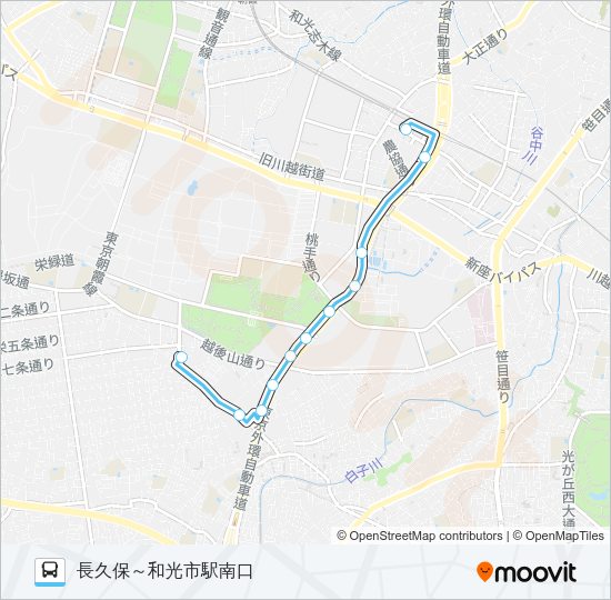 和４０ Bus Line Map