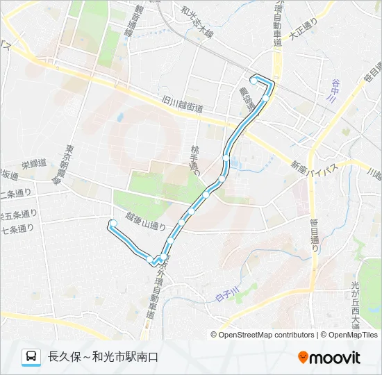 和４０ Bus Line Map