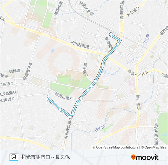 和４０ Bus Line Map