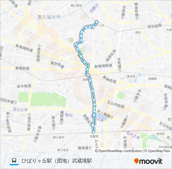 境０４ Bus Line Map