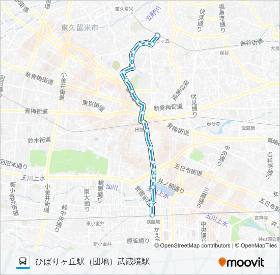 境０４ Bus Line Map