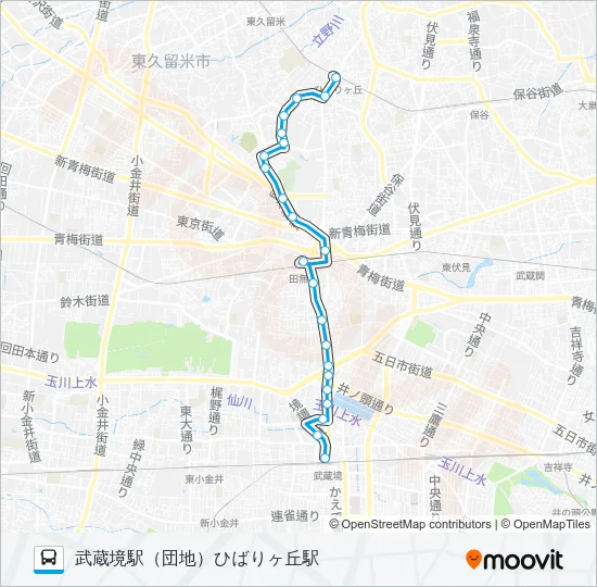 境０４ Bus Line Map