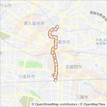 境０５ Bus Line Map