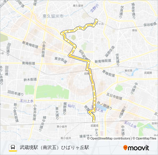 境０７ Bus Line Map