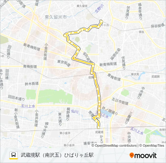境０７ バスの路線図