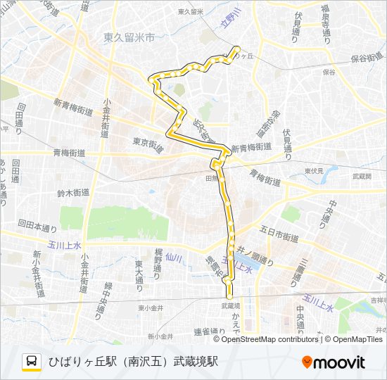 境０７ Bus Line Map