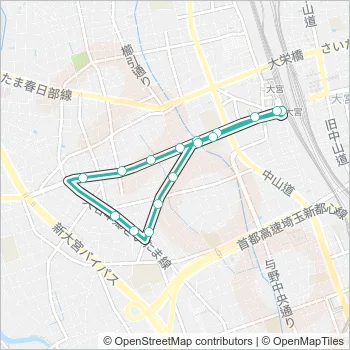 大３０ Bus Line Map