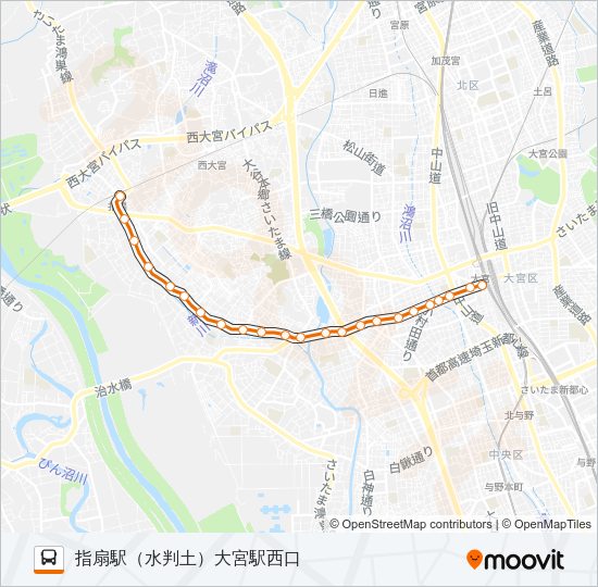 大３１ Bus Line Map